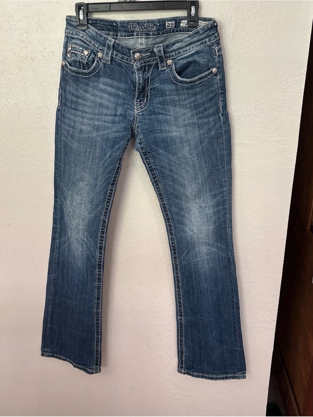 Miss Me Faded Blue Bootcut Jeans